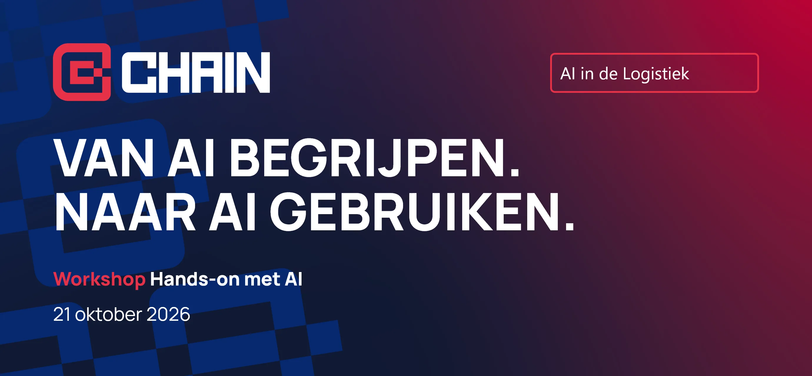 Header Chain header email extra tekst